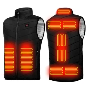 USB Electric Headed Waistcoat Men Women Smart Heating Vest