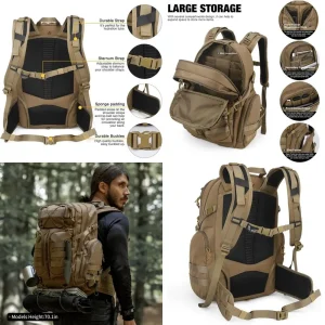 40L Molle Tactical Military Backpack
