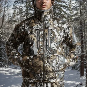Ainfad Men's Fall Winter Camouflage Waterproof Insulation